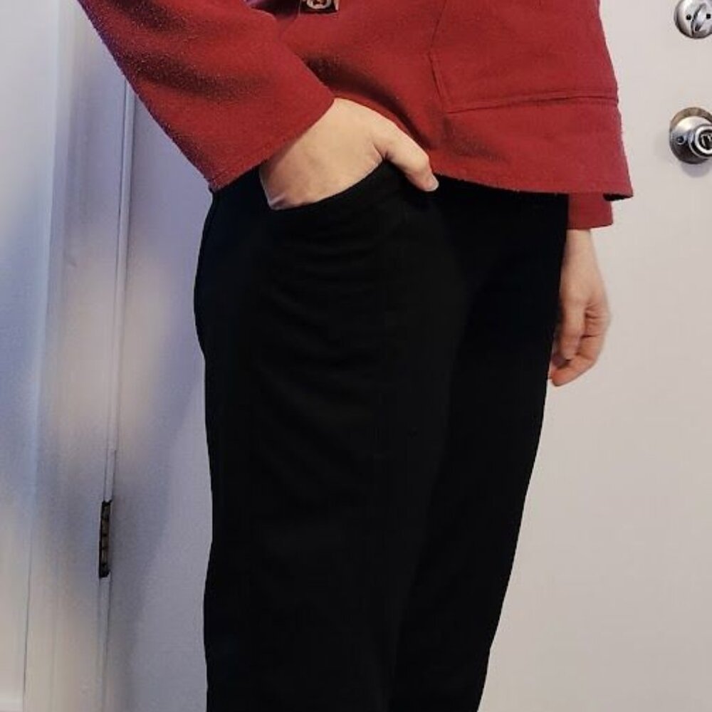 Black Pull-on Ponte Pants